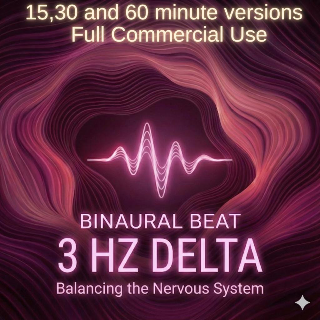 3 Hz Delta Binaural Beats for Nervous System Balance, Deep Sleep & Physical Healing
