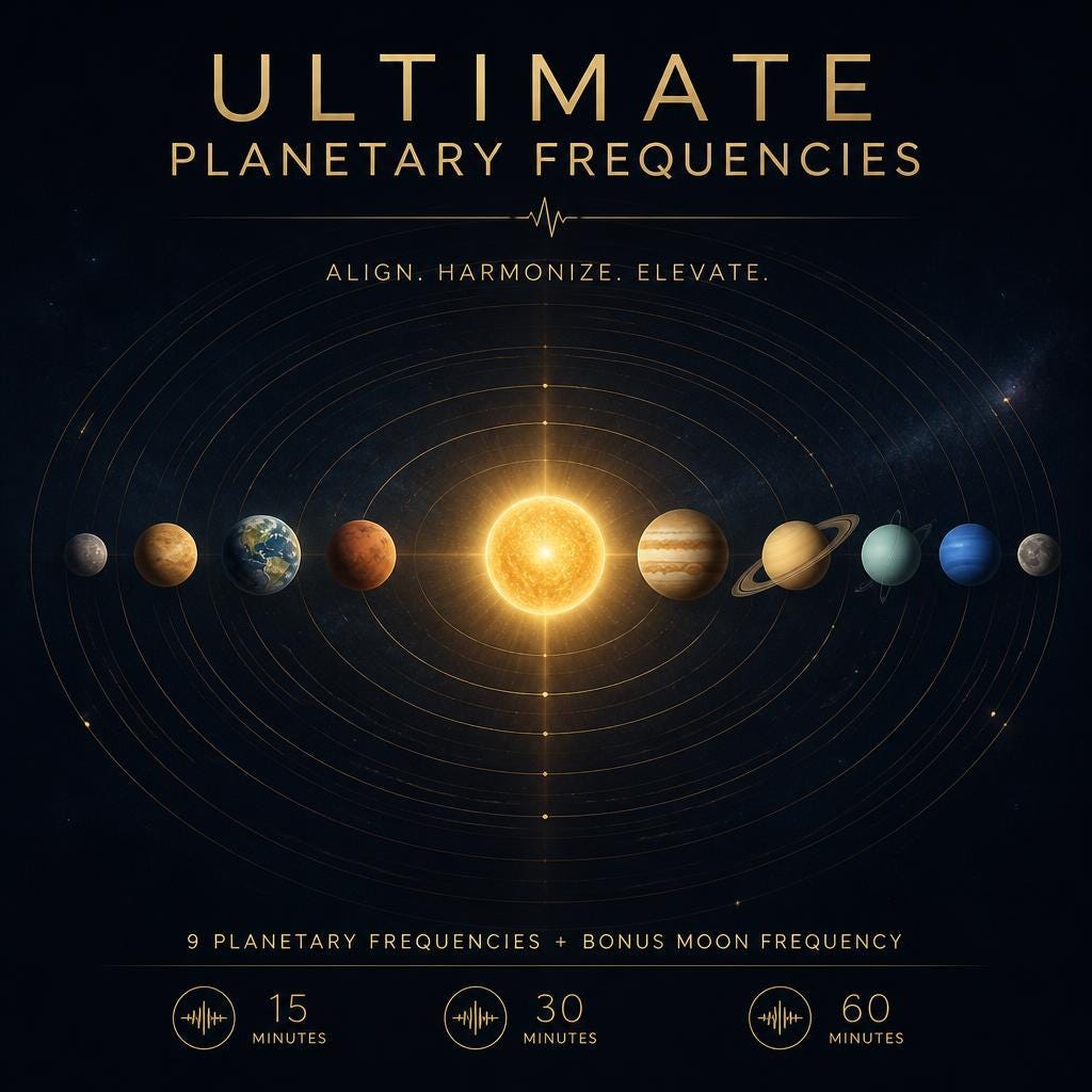 Ultimate Planetary Frequency Pack | 9-Track Sound Healing Collection | 27 Tracks