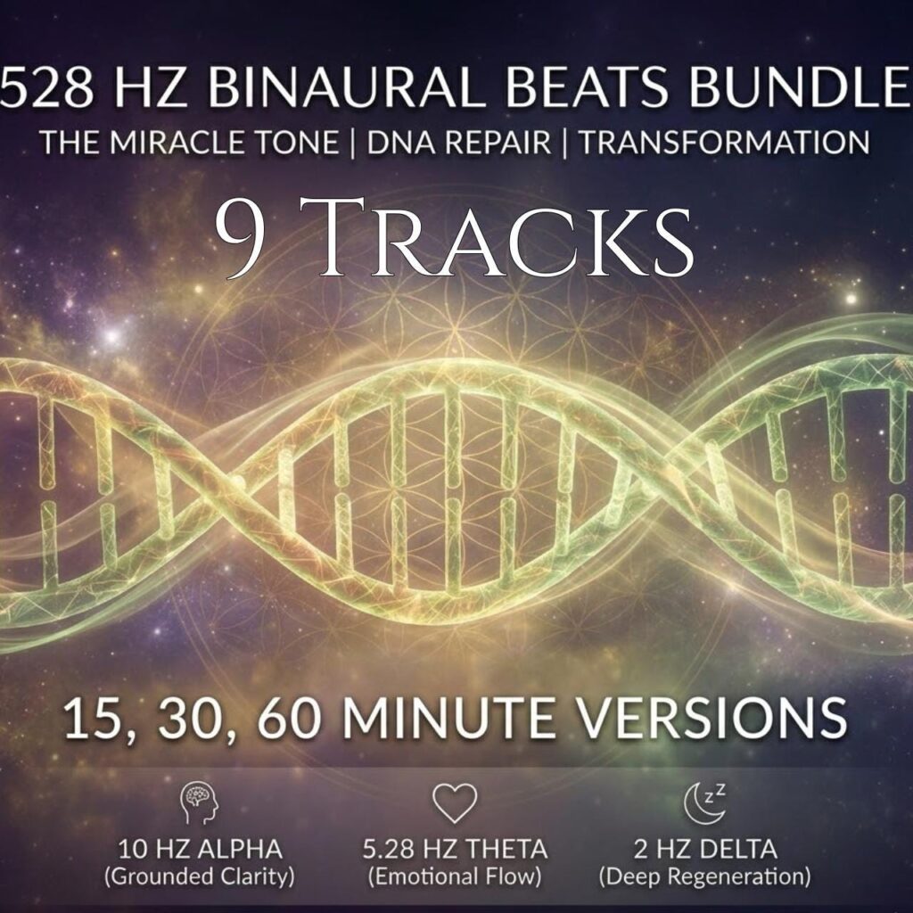 528 Hz Miracle Tone Bundle | DNA Repair & Transformation | 9-Track System