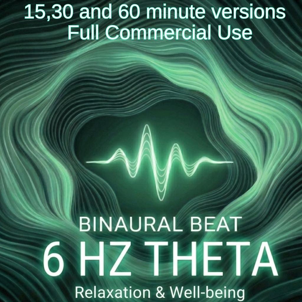 6 Hz Theta Waves for Deep Relaxation, Creative Visualization & Inner Well-Being