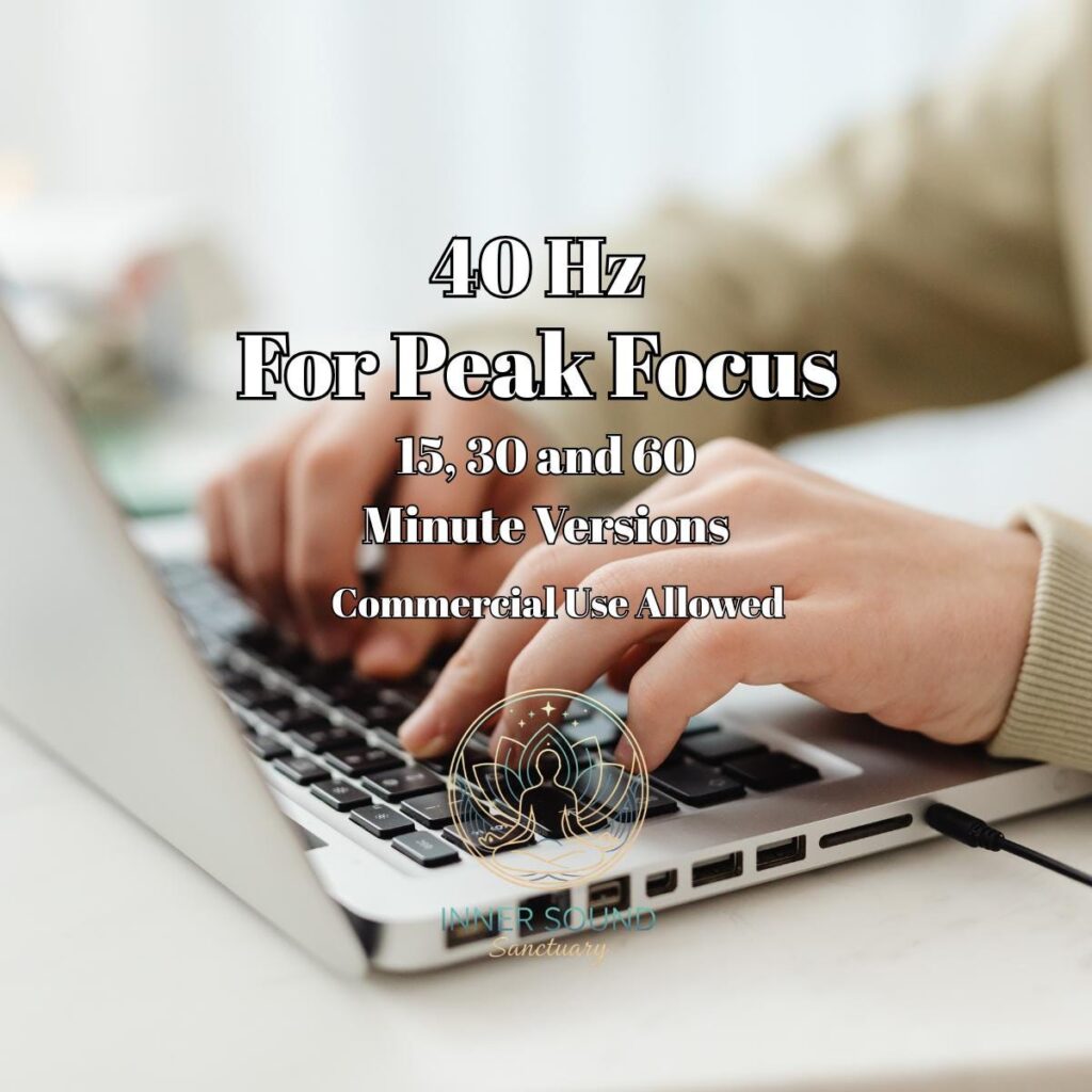 40 Hz Peak Focus Soundscape | Cognitive Mastery Ambient Music (Digital Download)