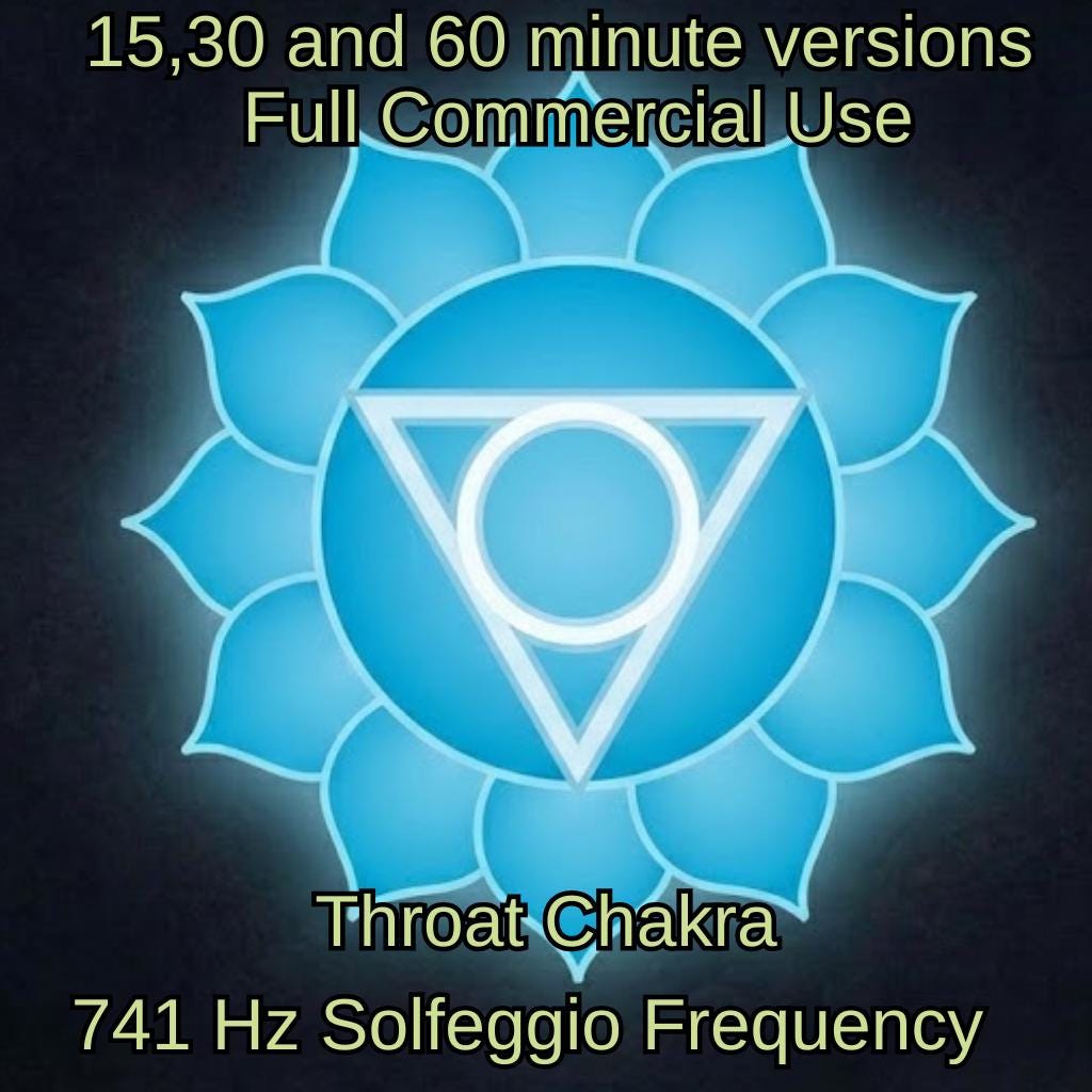 741 Hz Solfeggio Frequency Music | Throat Chakra Meditation (Commercial Use)
