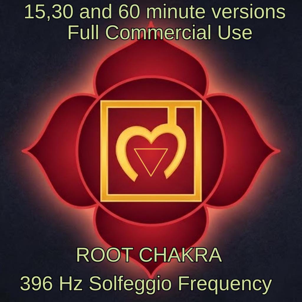 396 Hz Solfeggio Frequency Music | Root Chakra Meditation (Commercial Use)