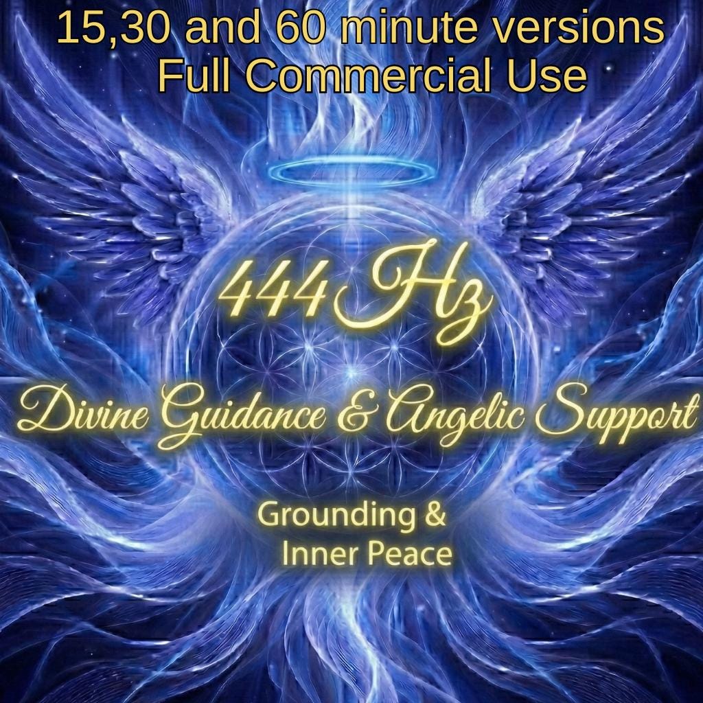 444 Hz Protection & Grounding | Angel Number 444 Frequency | Commercial Use Royalty Free Music