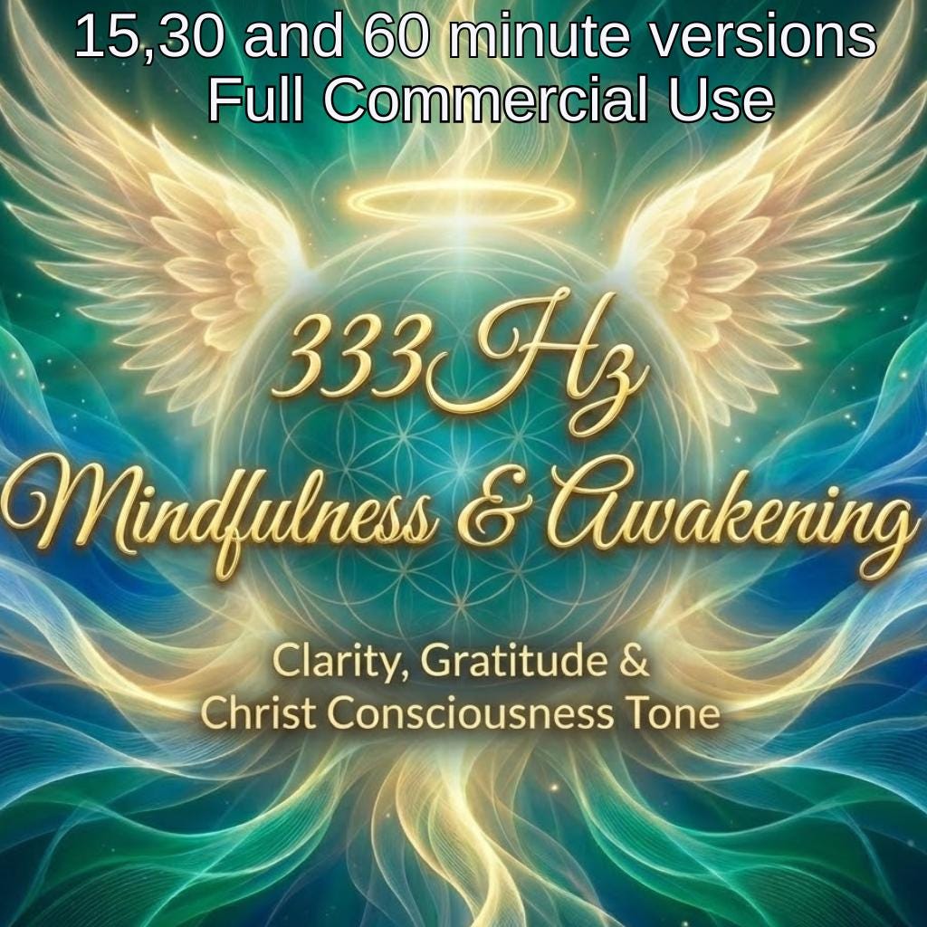 333 Hz Angel Frequency Music | Mindfulness & Gratitude (Commercial Use License)