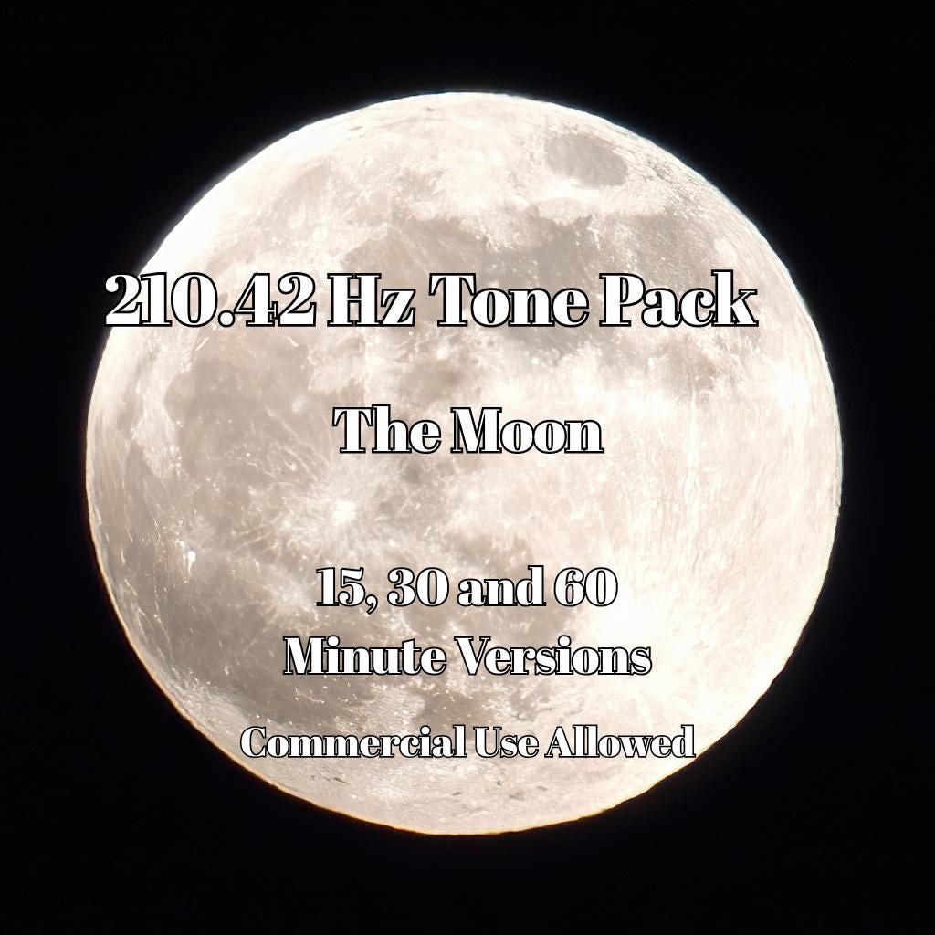 Moon Sound Healing Audio | 210.42 Hz Meditation Music | Sound Therapy Session