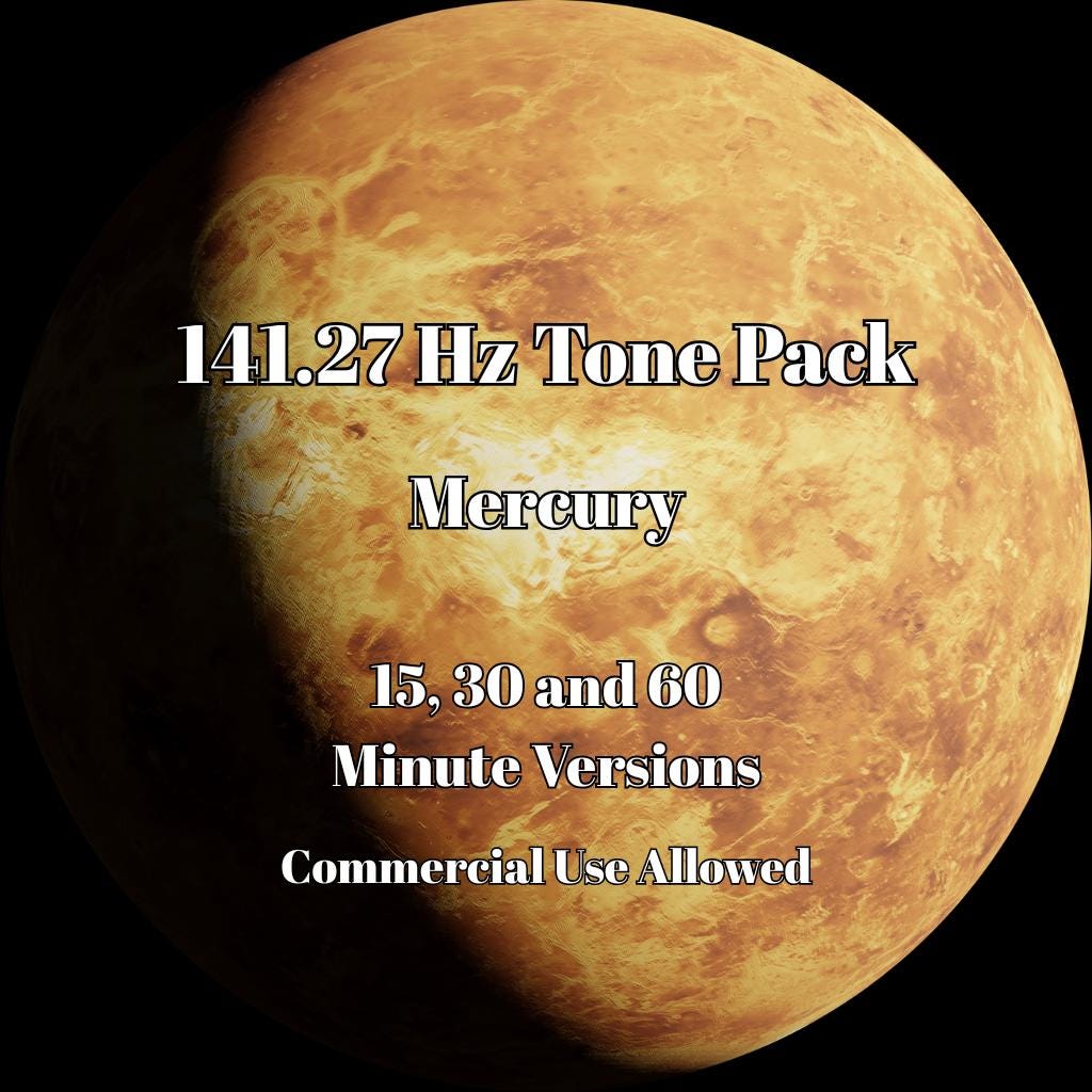 Mercury Sound Healing Audio | 141.27 Hz Meditation Music | Sound Therapy Session