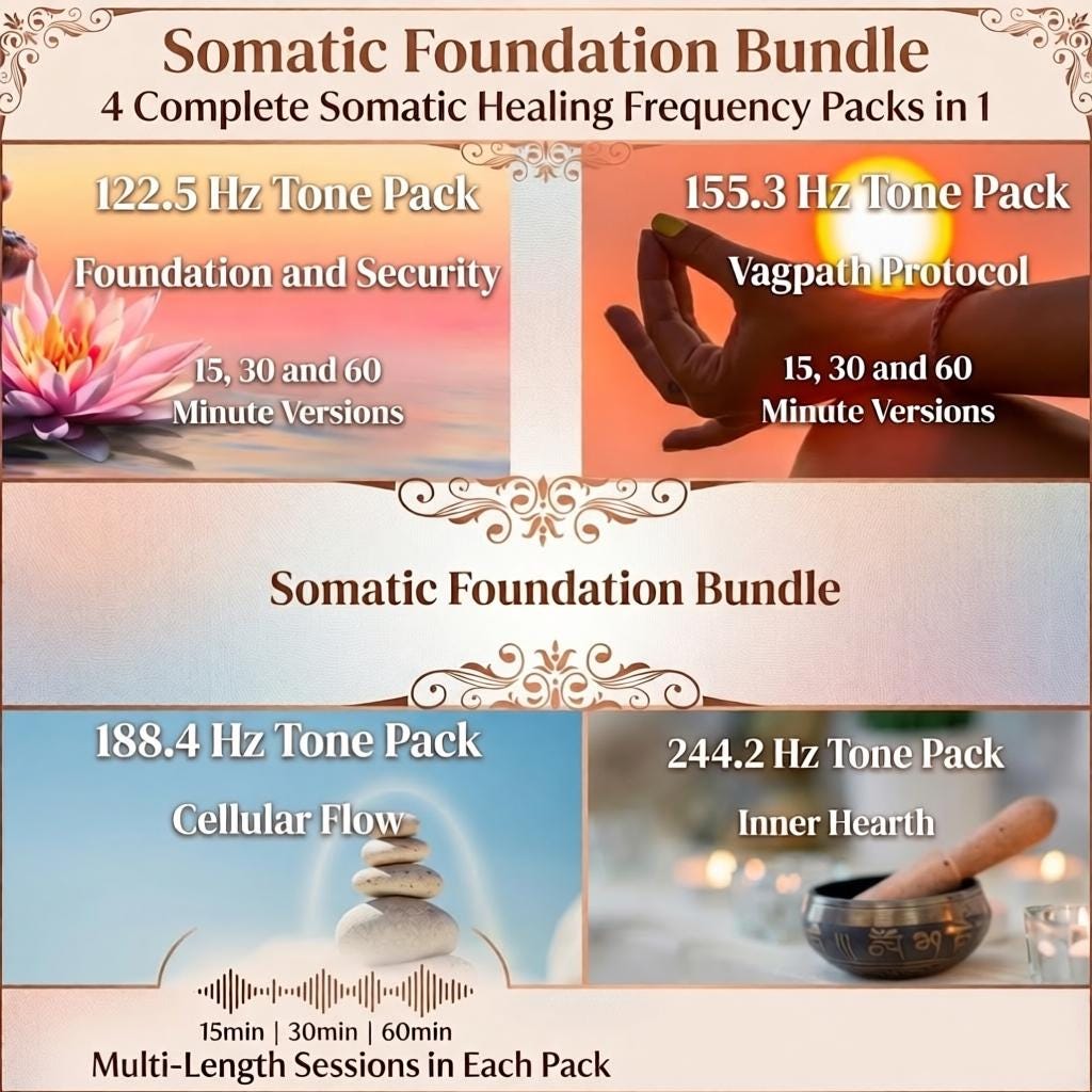 Somatic Foundation Bundle | Deep Bio-Somatic Resonance Music Set | Pure Resonance Series
