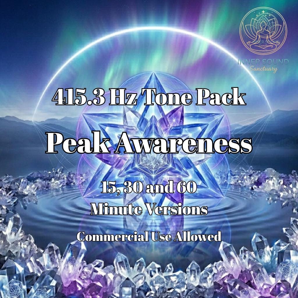 415.3 Hz | Peak Awareness & Higher Consciousness | Awareness Protocol | Meditation Music for Transcendence
