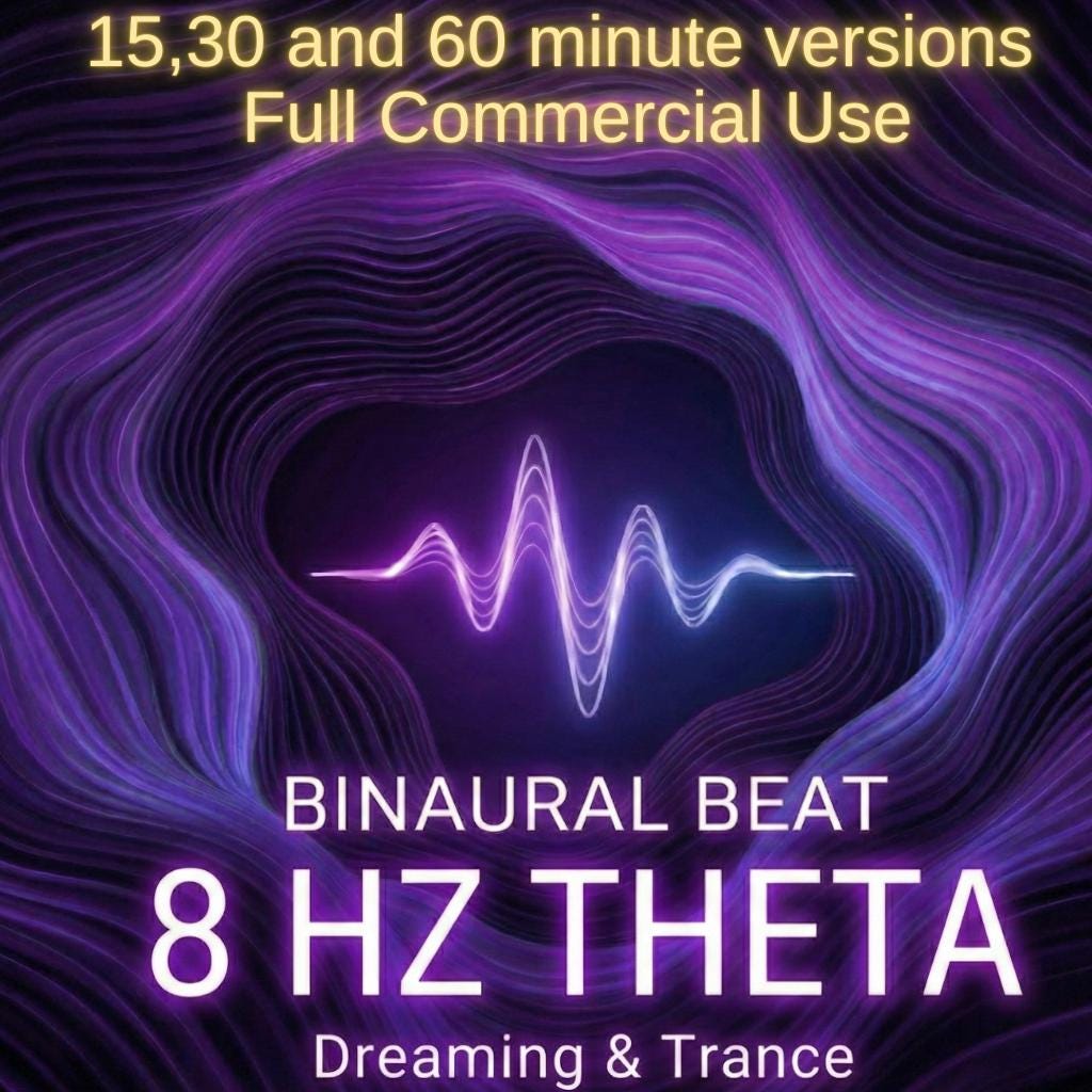 8 Hz Theta Binaural Beats for Lucid Dreaming, Deep Trance & Subconscious Exploration