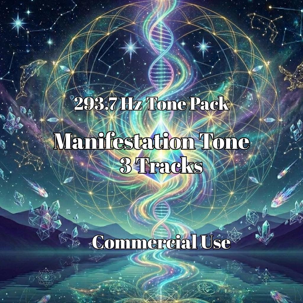 293.7 Hz Manifestation Frequency 15, 30, 60 Min Tracks