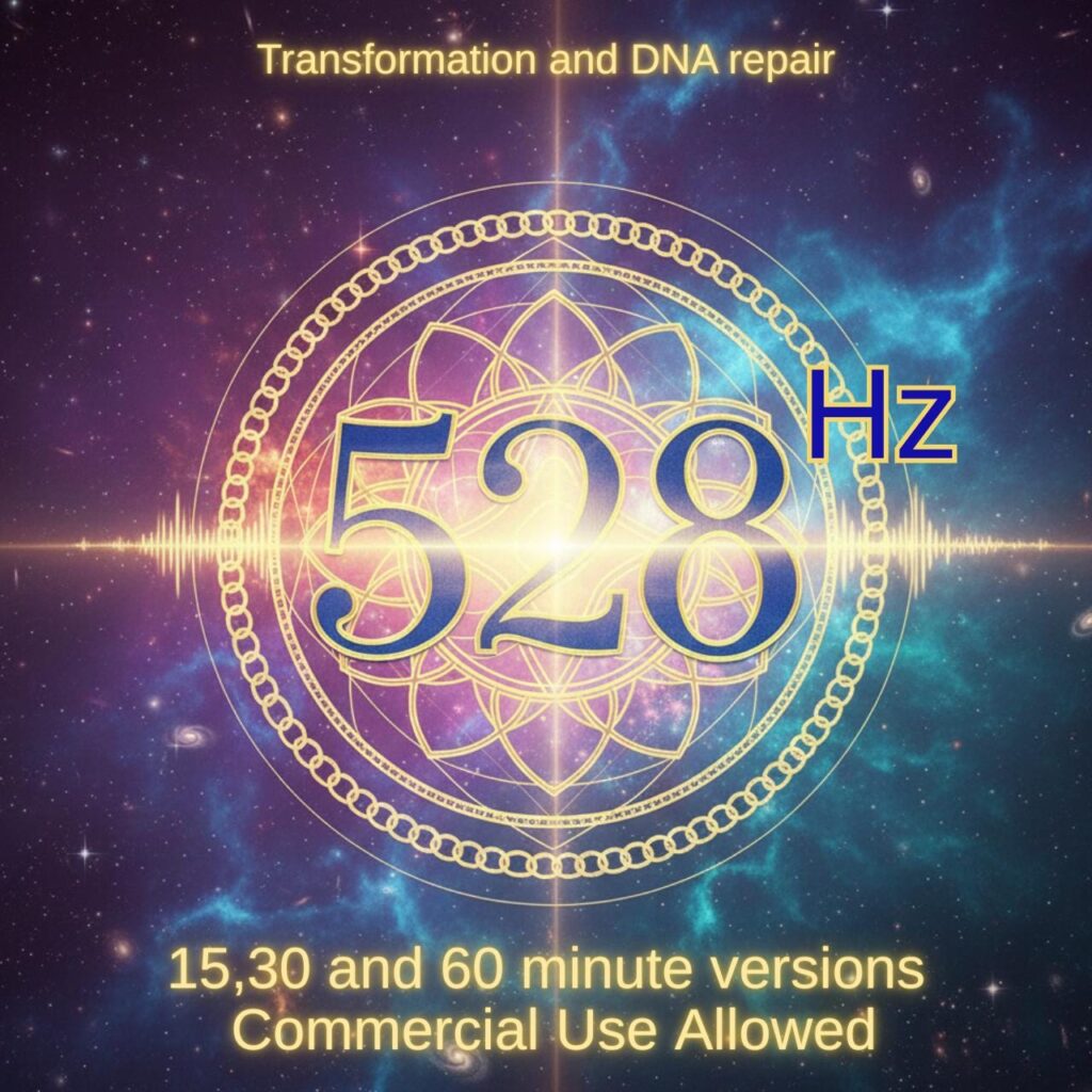 528 Hz Solfeggio Music | Transformation, DNA Repair, Miracles (Commercial Use)